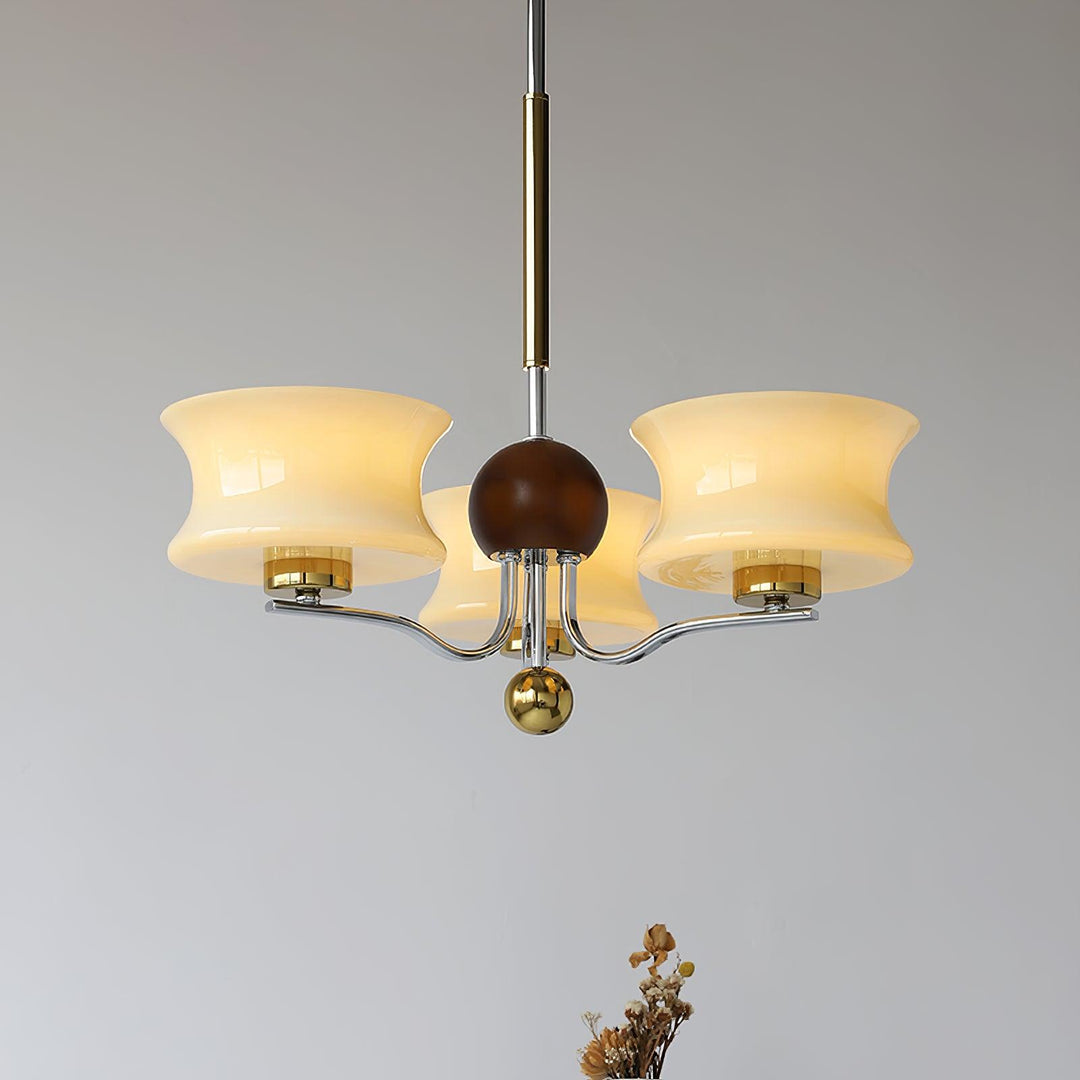 Lioralelle lampadario elegante in vetro