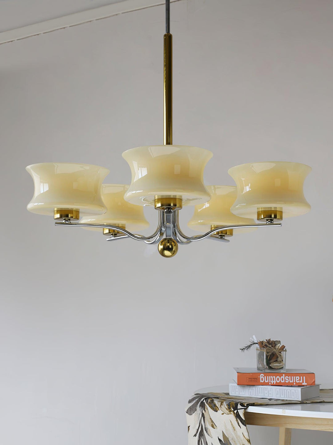 Lioralelle lampadario elegante in vetro