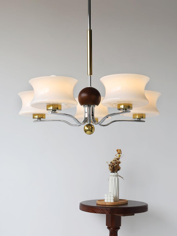 Lioralelle lampadario elegante in vetro