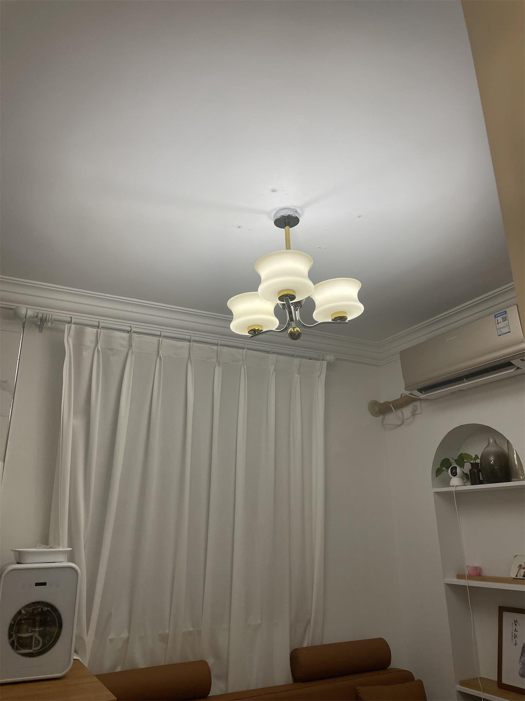 Lioralelle lampadario elegante in vetro