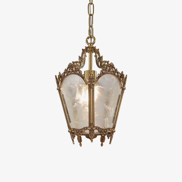 Auririelle lampada a sospensione in ottone Empire Antico elegante