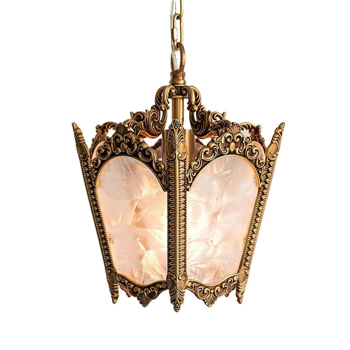 Auririelle lampada a sospensione in ottone Empire Antico elegante