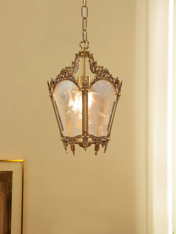 Auririelle lampada a sospensione in ottone Empire Antico elegante