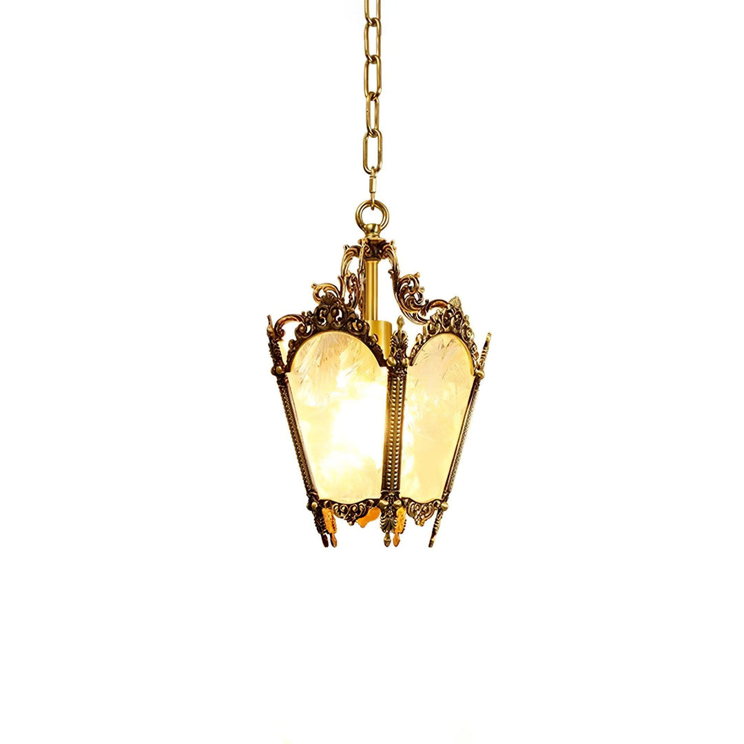 Auririelle lampada a sospensione in ottone Empire Antico elegante