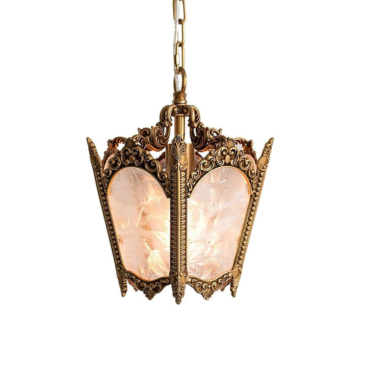 Auririelle lampada a sospensione in ottone Empire Antico elegante
