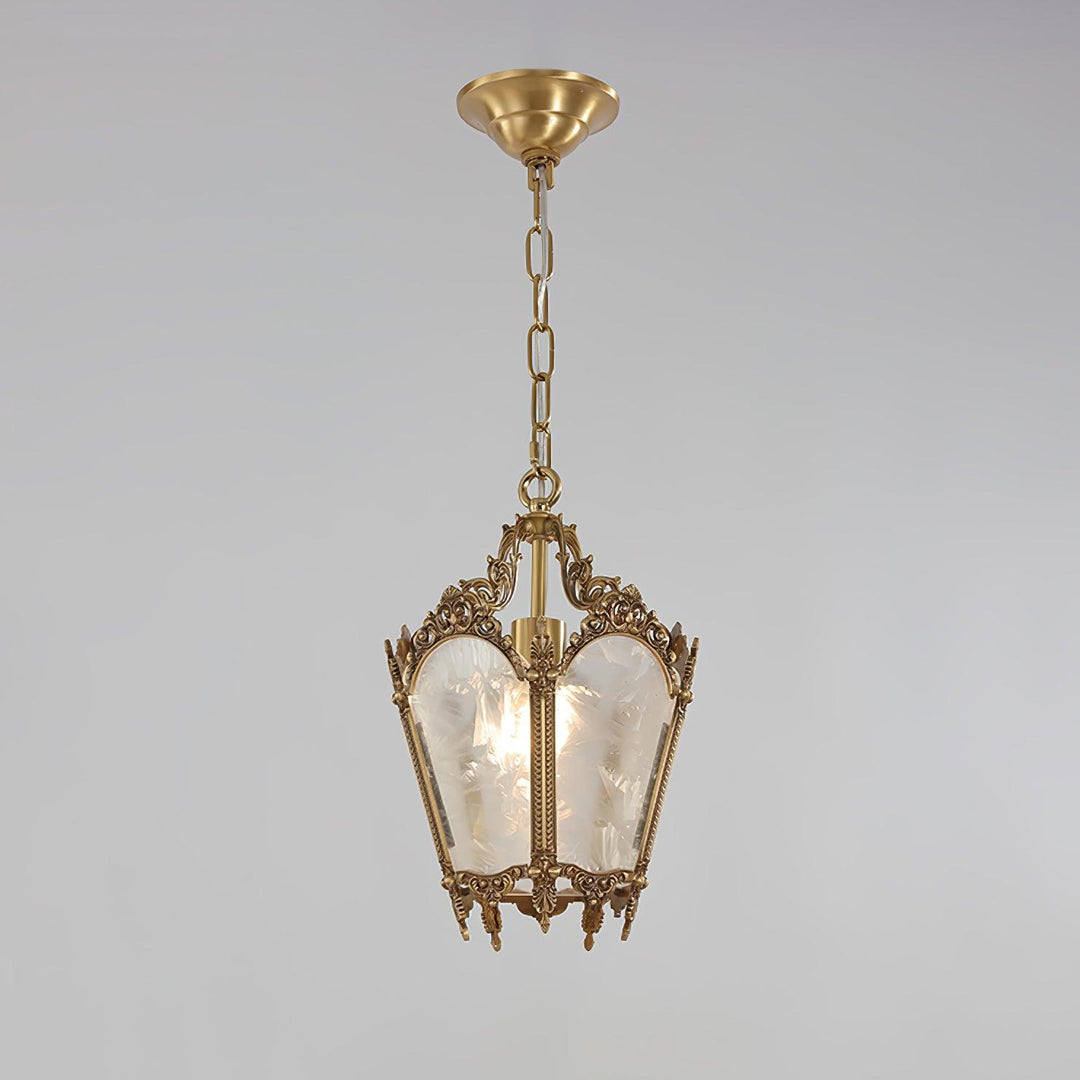 Auririelle lampada a sospensione in ottone Empire Antico elegante