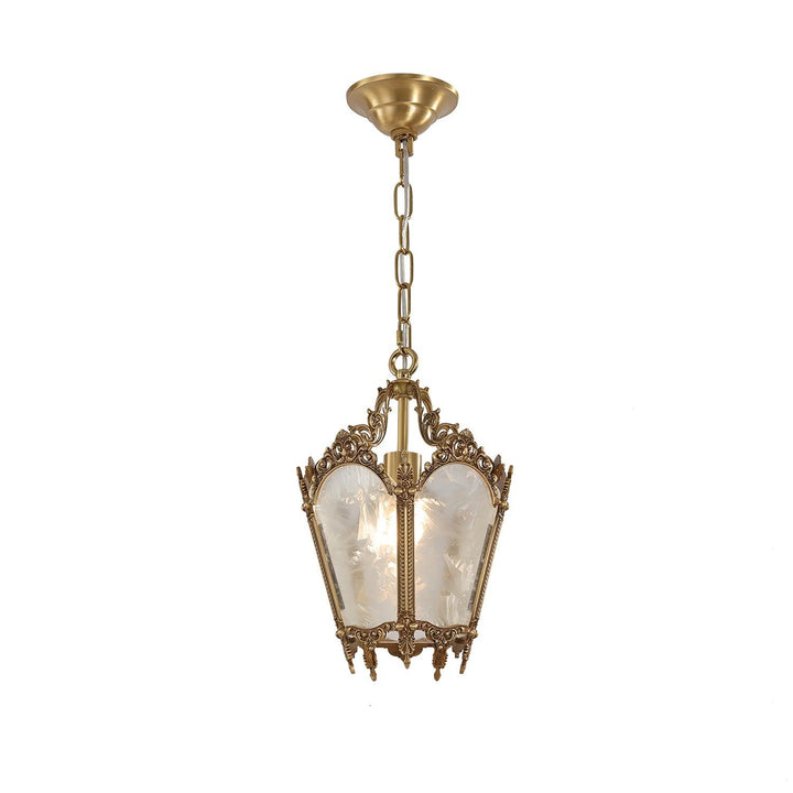 Auririelle lampada a sospensione in ottone Empire Antico elegante
