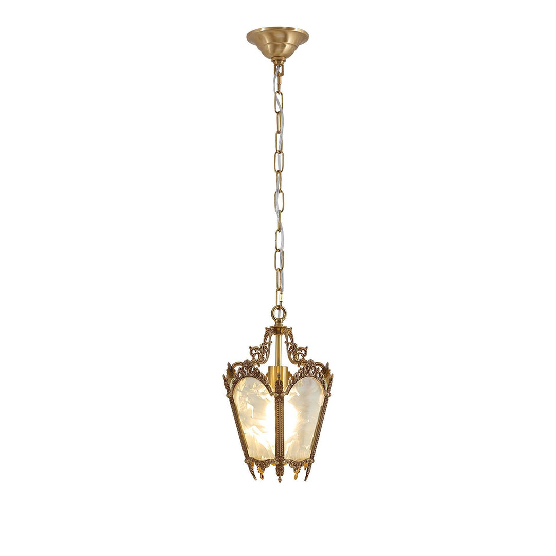 Auririelle lampada a sospensione in ottone Empire Antico elegante
