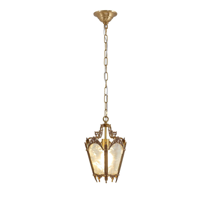 Auririelle lampada a sospensione in ottone Empire Antico elegante