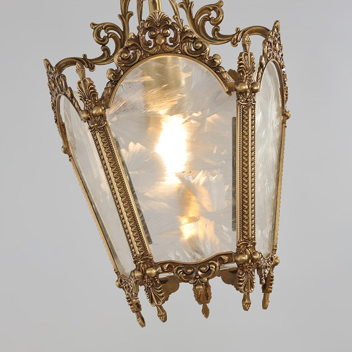 Auririelle lampada a sospensione in ottone Empire Antico elegante