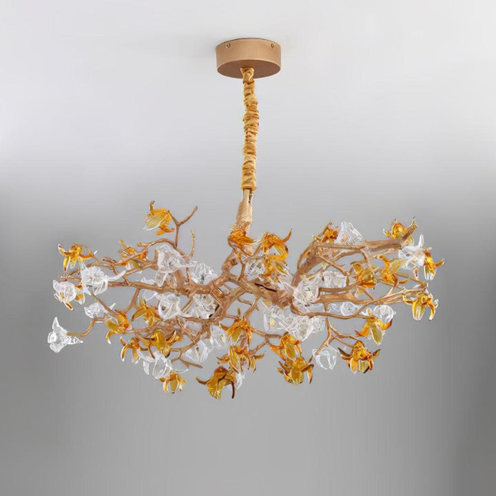 Ulfuvye lampadario Postmodern Luxury Branch ottone Cristallo