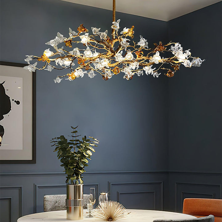 Ulfuvye lampadario Postmodern Luxury Branch ottone Cristallo