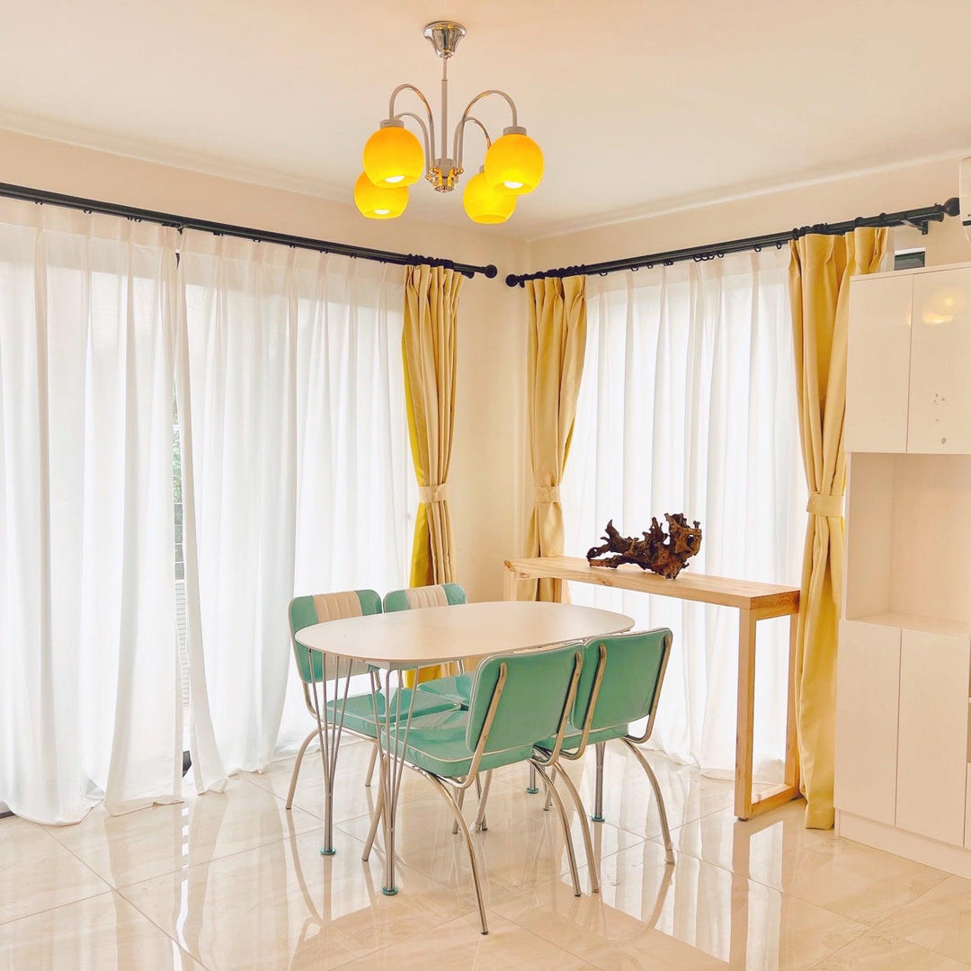 Liororian lampadario sfera in vetro Giallo