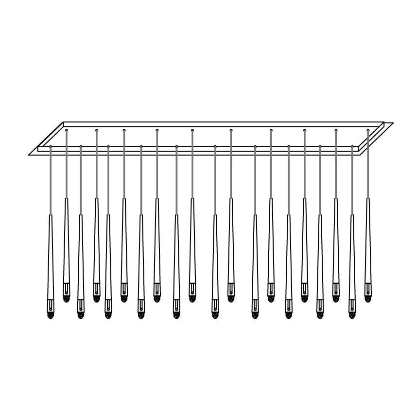 Lampadario con Paralume in Cristallo e ottone Lucido minimalista