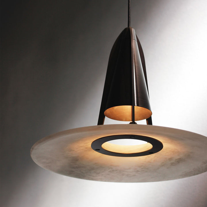 Halen lampada a sospensione alabastro Fusion