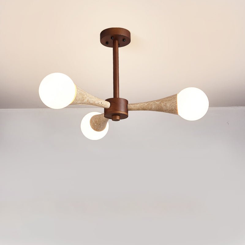 Arbor lampadario travertino
