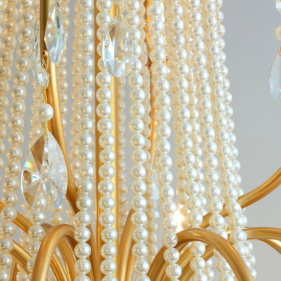 Eurvaros lampadario vintage in ottone con Cristallo