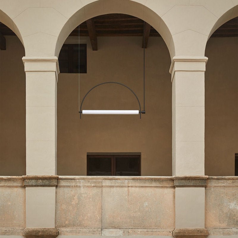 Arched Linear Led lampadario