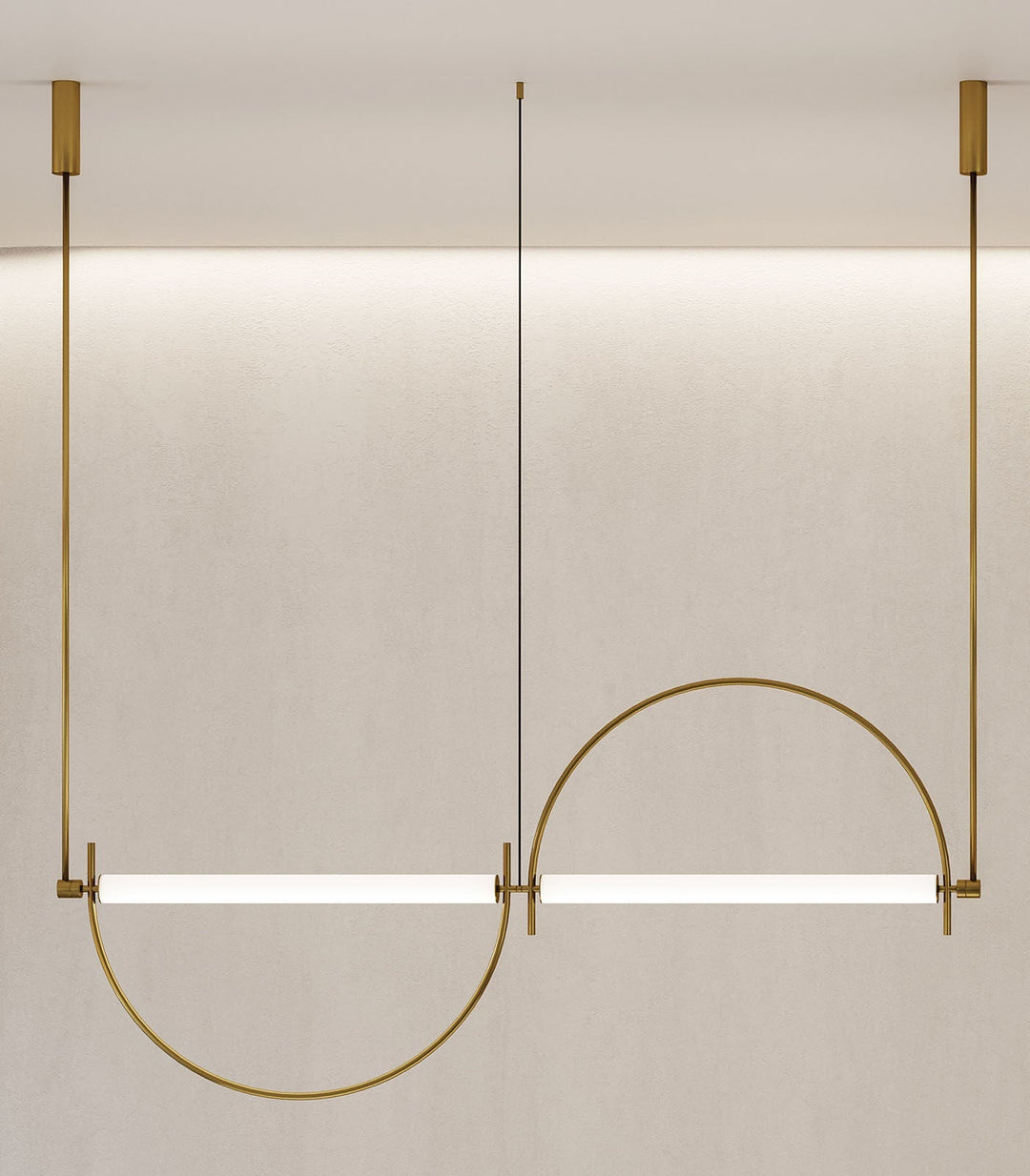 Arched Linear Led lampadario