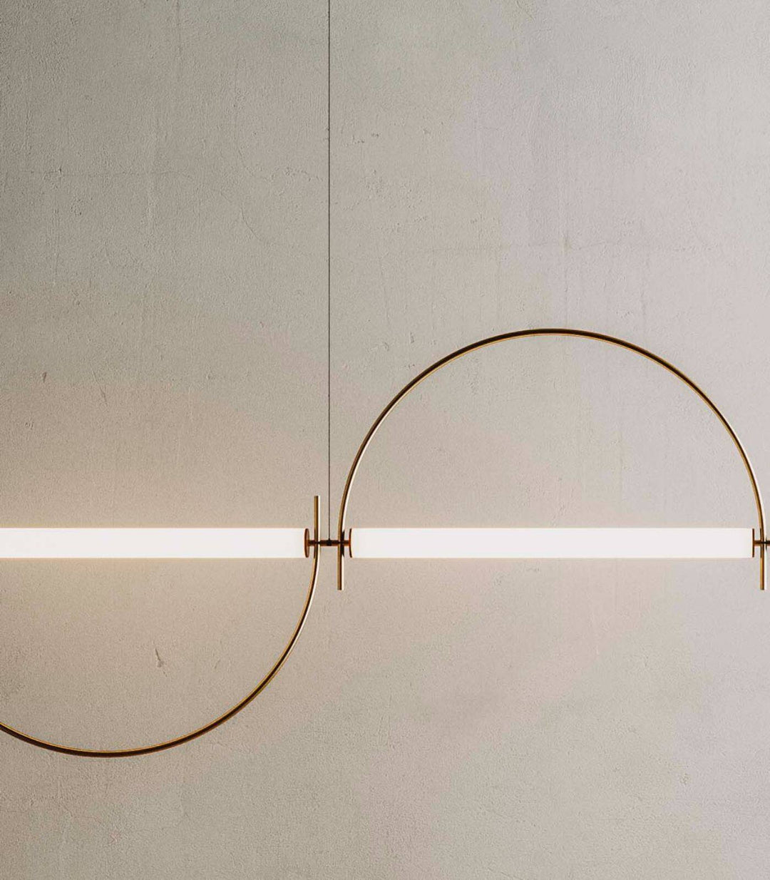 Arched Linear Led lampadario