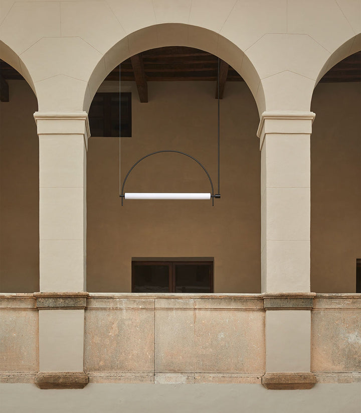 Arched Linear Led lampadario