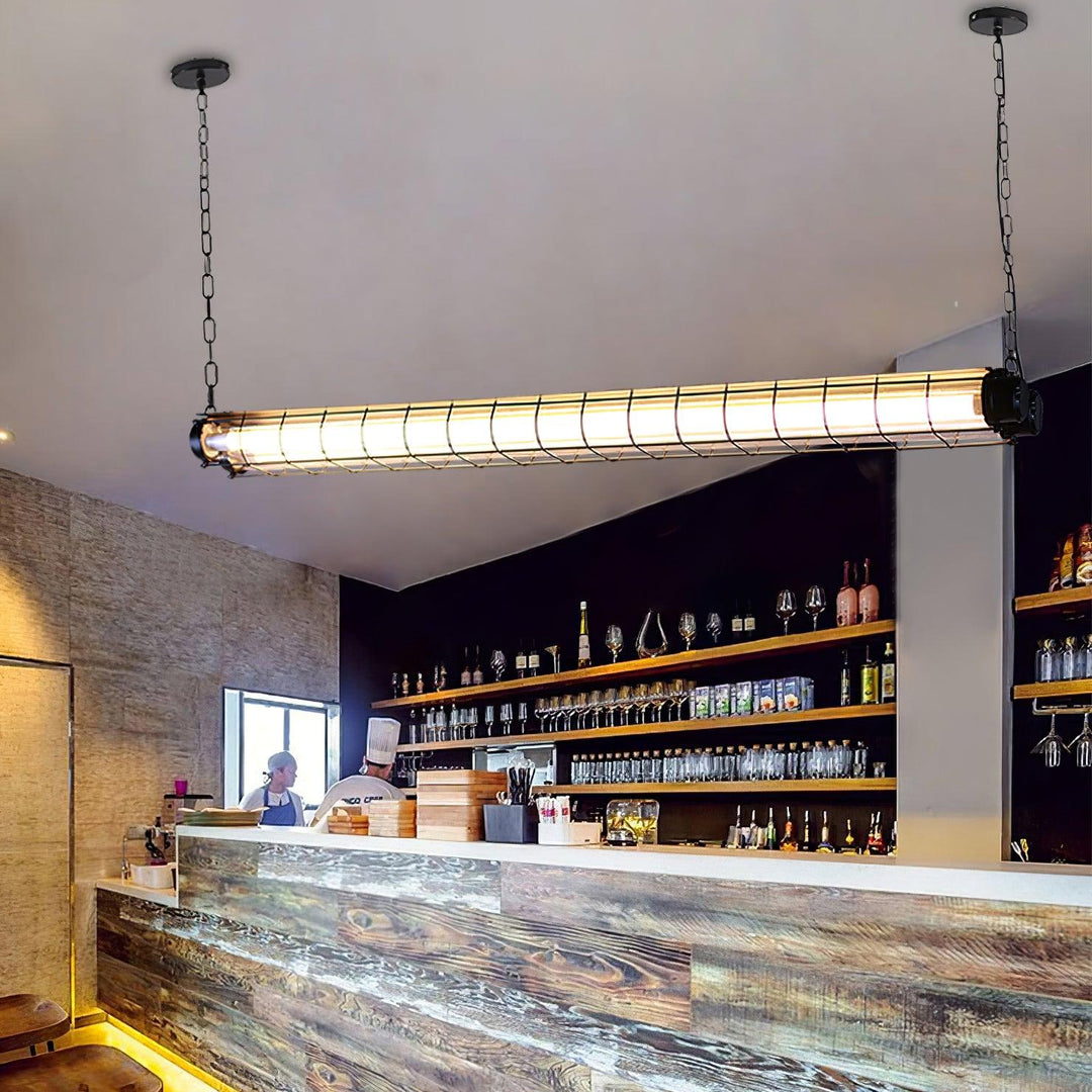 Alaric lampada a sospensione lineare industriale