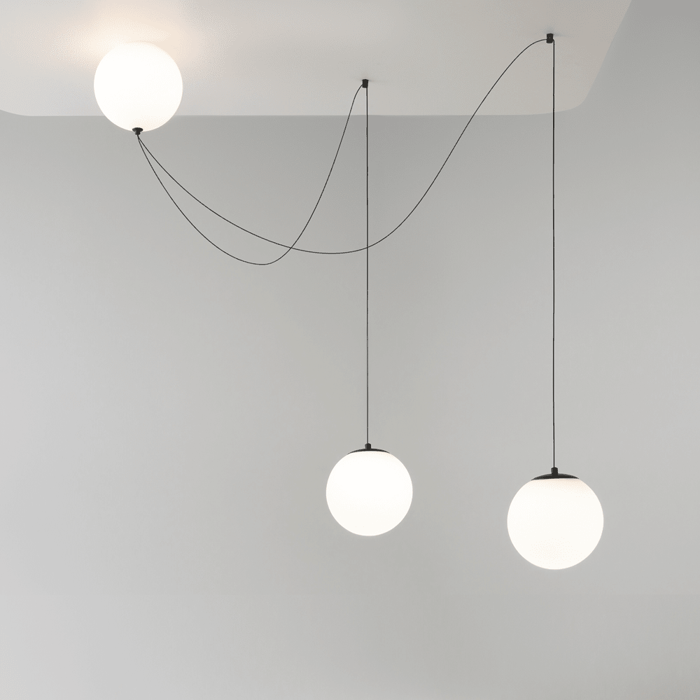 Asteris Noctis lampada a sospensione a sfera