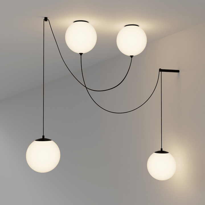 Asteris Noctis lampada a sospensione a sfera