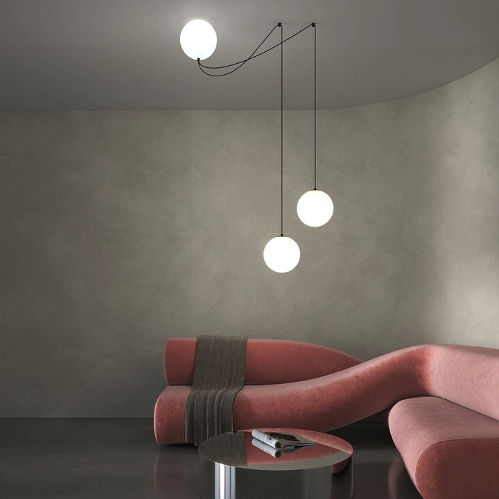 Asteris Noctis lampada a sospensione a sfera