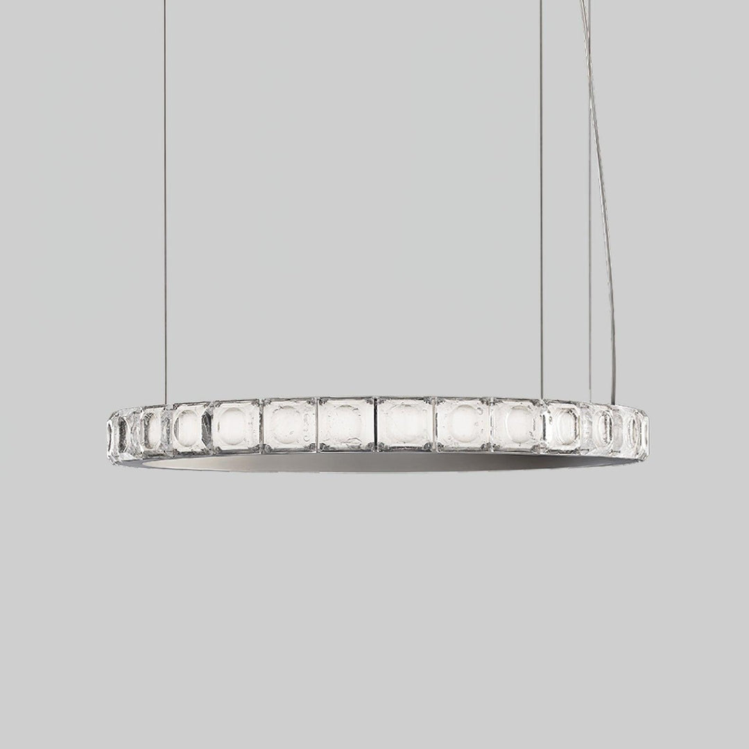 Avzorion lampadario moderno minimalista ad Anello in vetro