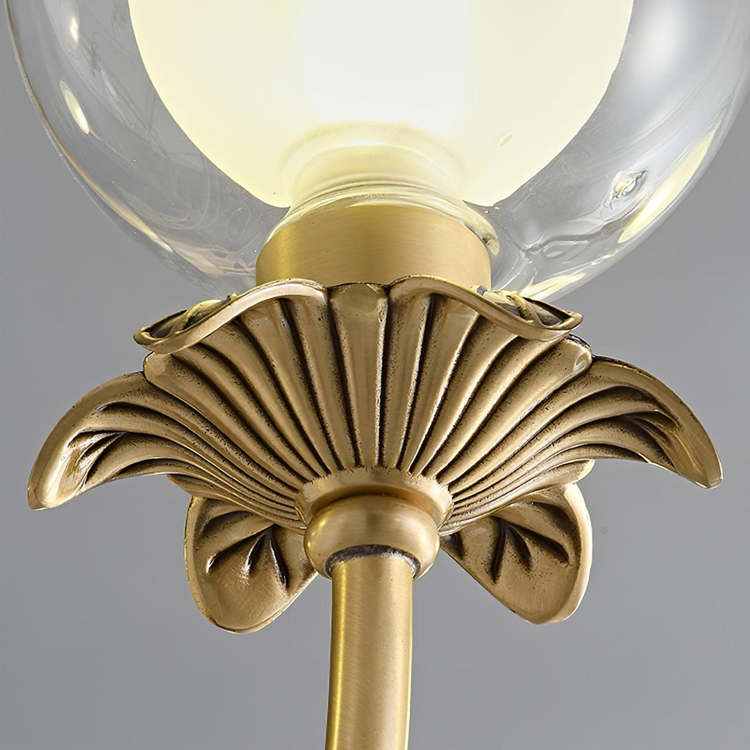 Crown lampadario classico in vetro