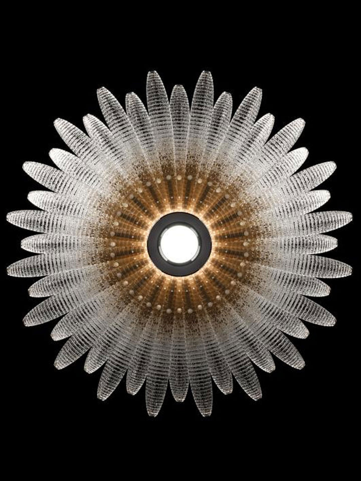 Valerio Aurelia lampadario in petali di vetro