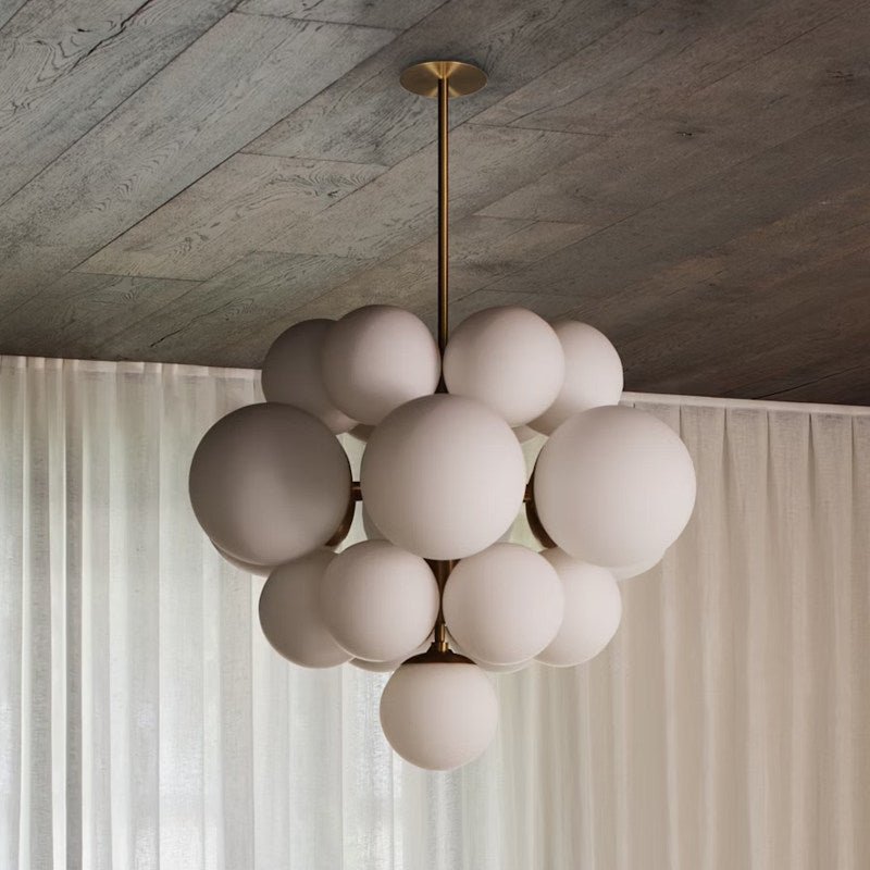 Niveora Cloud alabastro grappolo lampadario