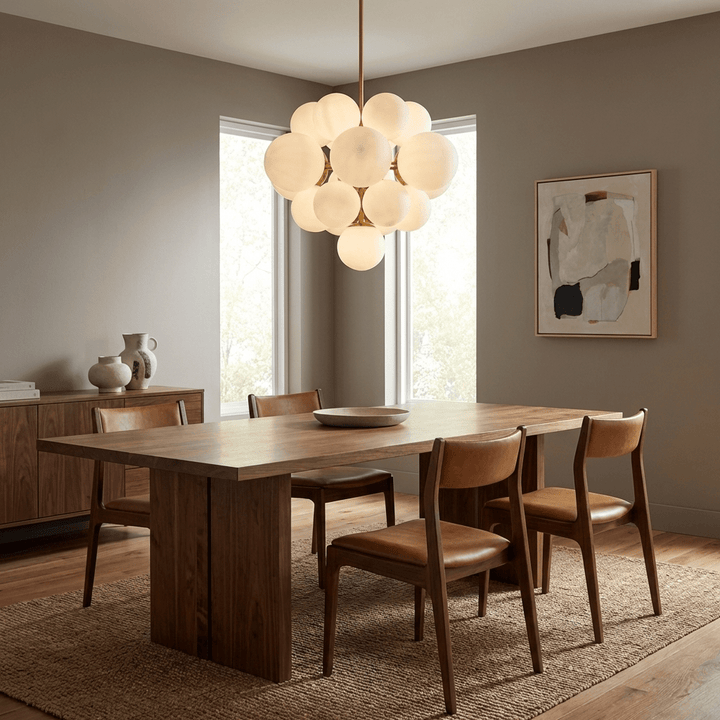 Niveora Cloud alabastro grappolo lampadario