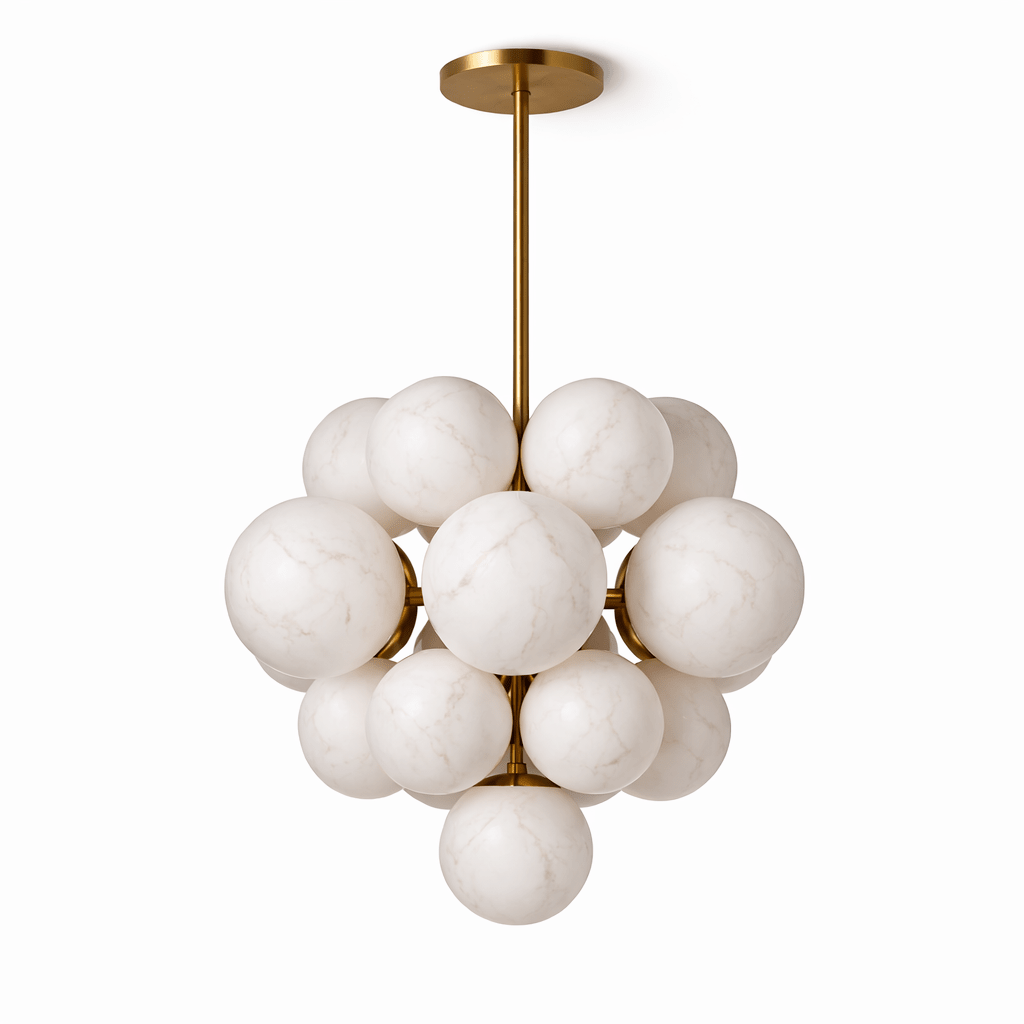 Niveora Cloud alabastro grappolo lampadario