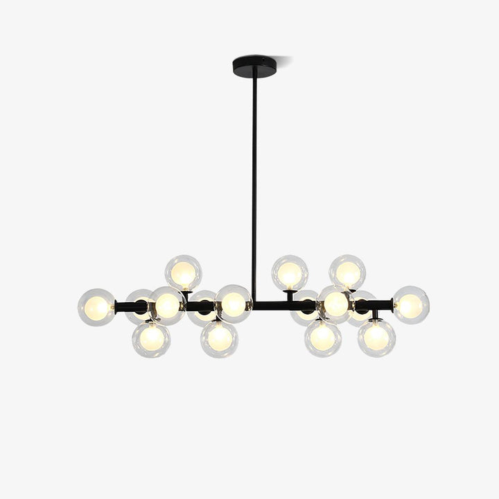 Eiranelle lampadario vetro e minimalista