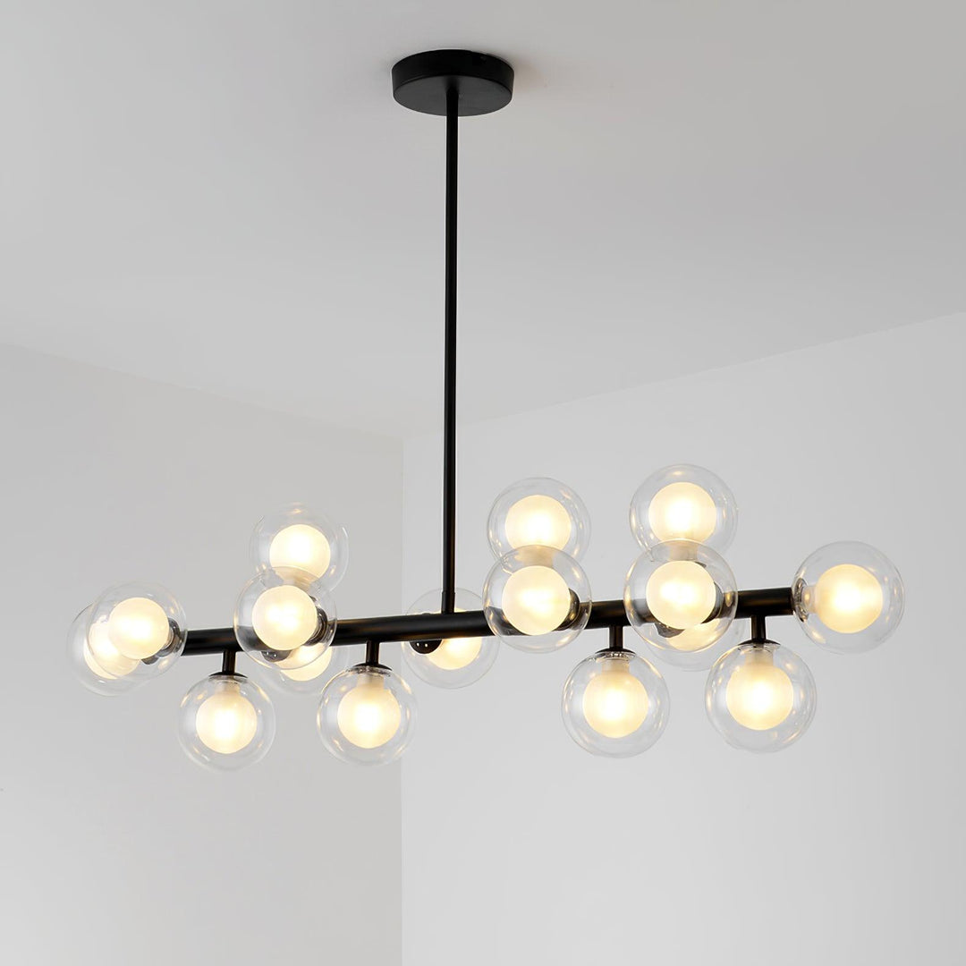 Eiranelle lampadario vetro e minimalista