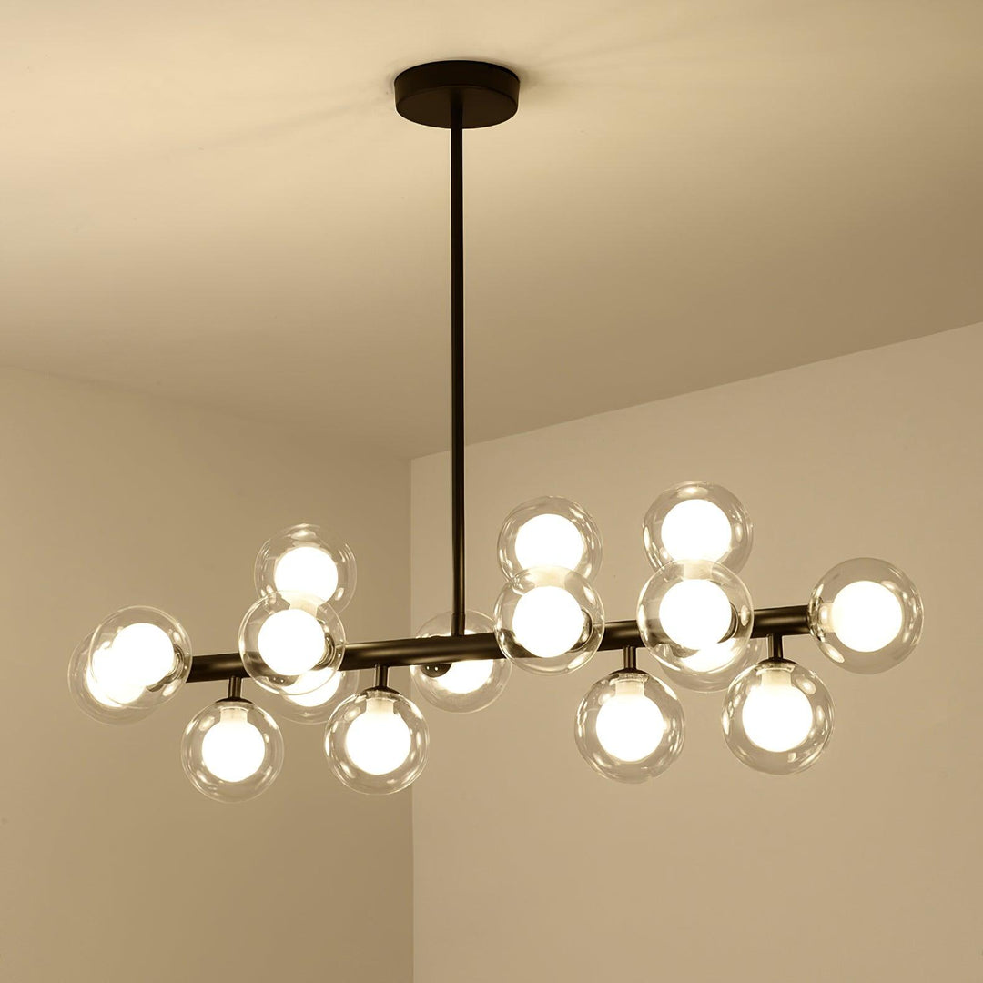 Eiranelle lampadario vetro e minimalista