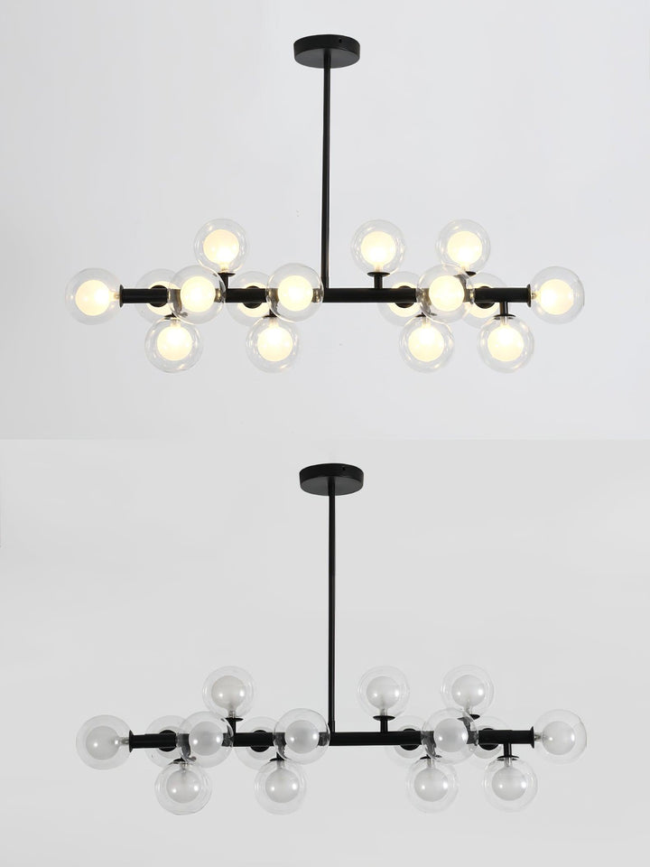 Eiranelle lampadario vetro e minimalista