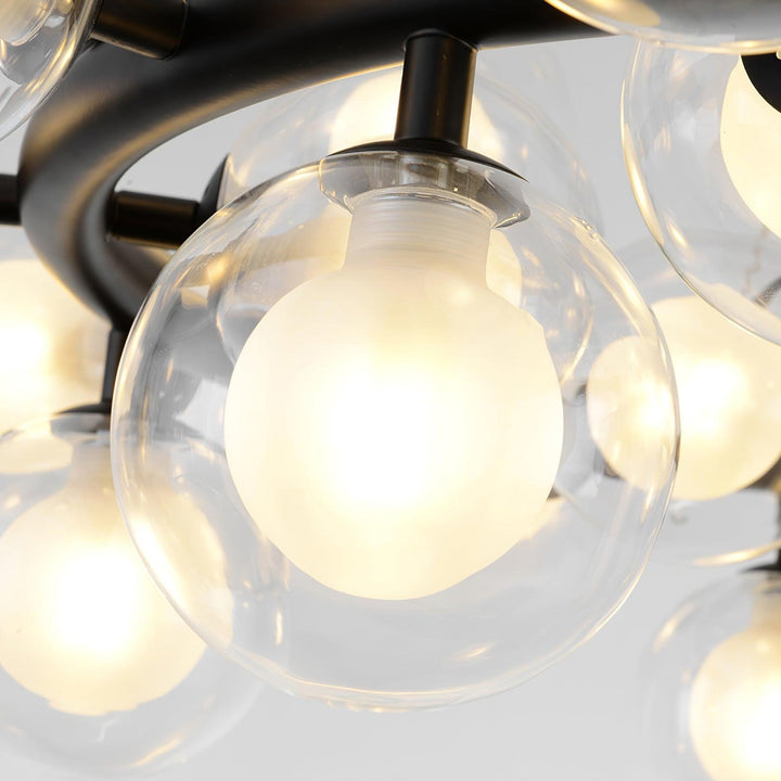 Eiranelle lampadario vetro e minimalista