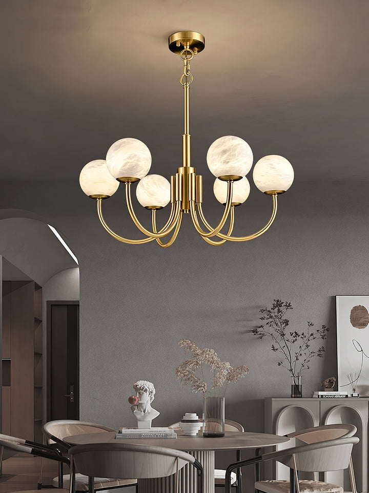 Alira vintage alabastro lampadario