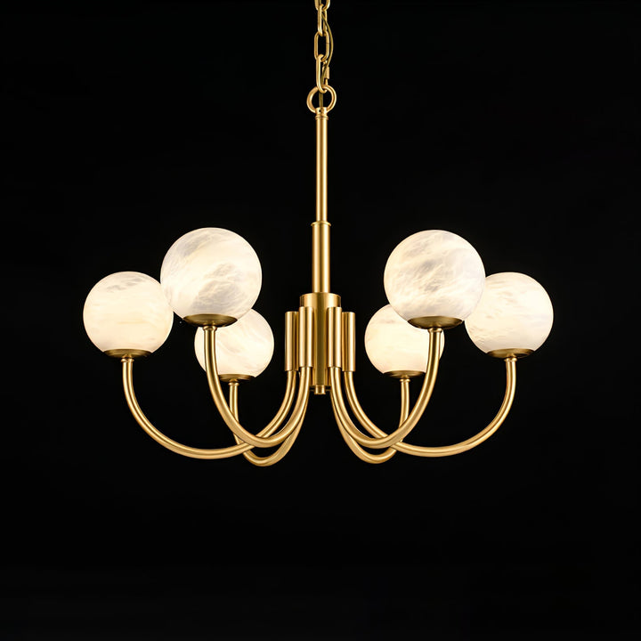 Alira vintage alabastro lampadario