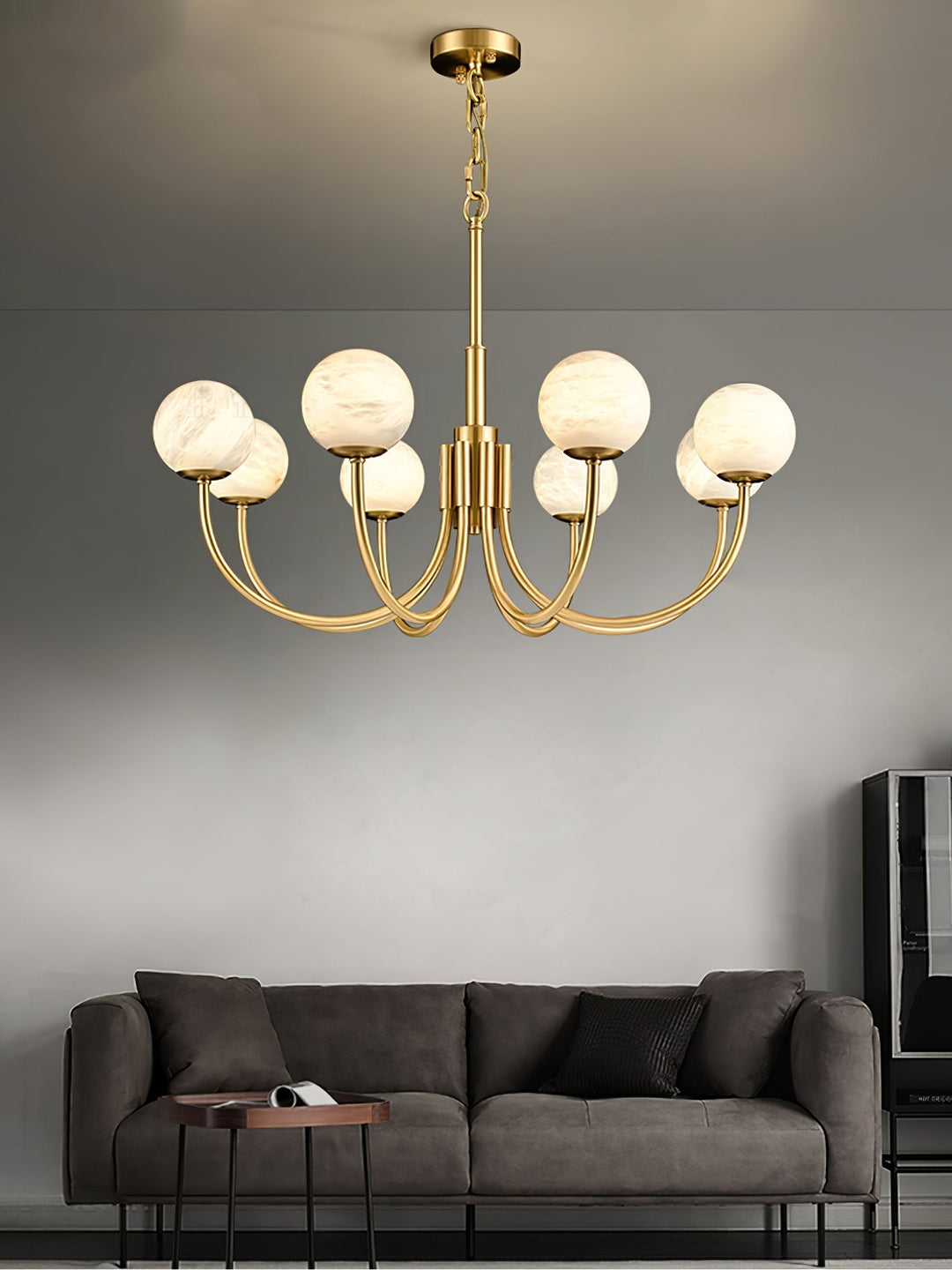 Alira vintage alabastro lampadario