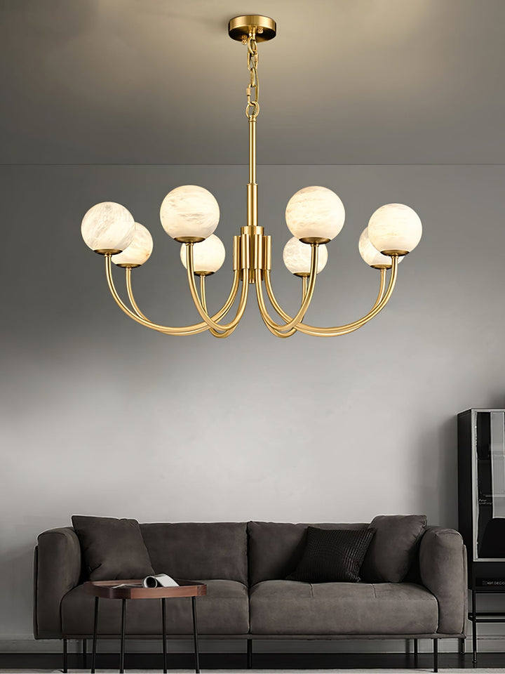 Alira vintage alabastro lampadario