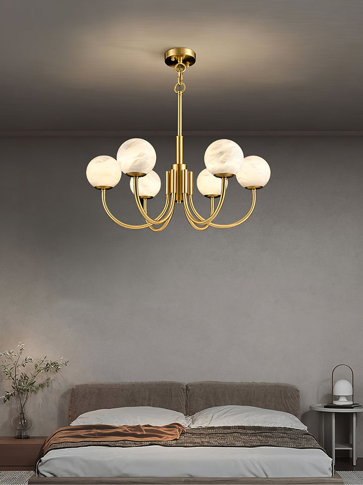 Alira vintage alabastro lampadario