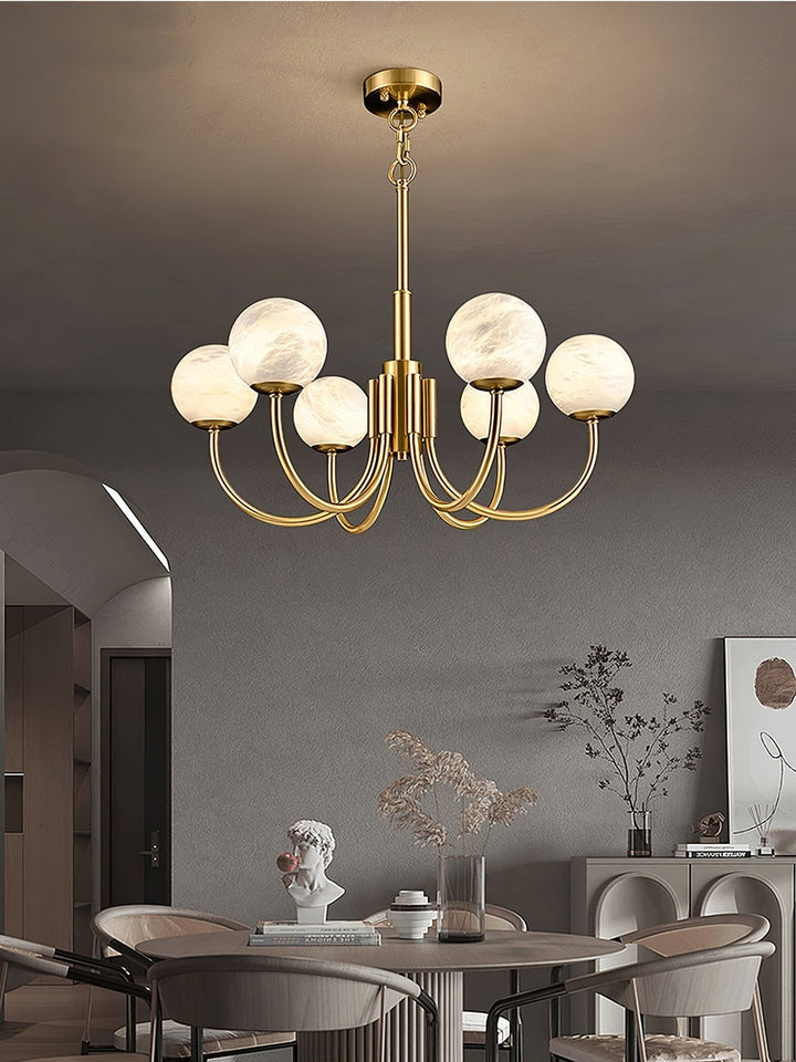 Alira vintage alabastro lampadario
