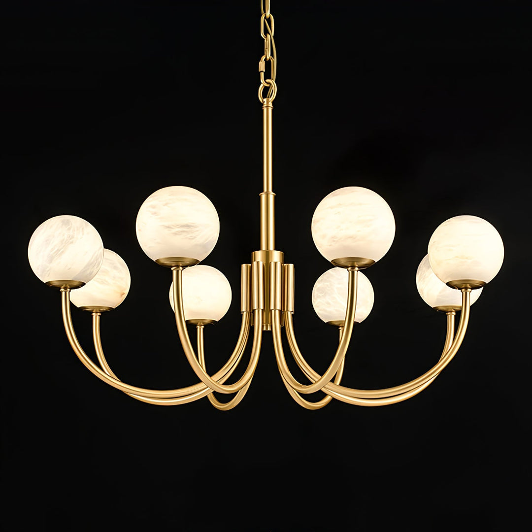 Alira vintage alabastro lampadario