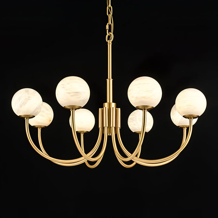 Alira vintage alabastro lampadario