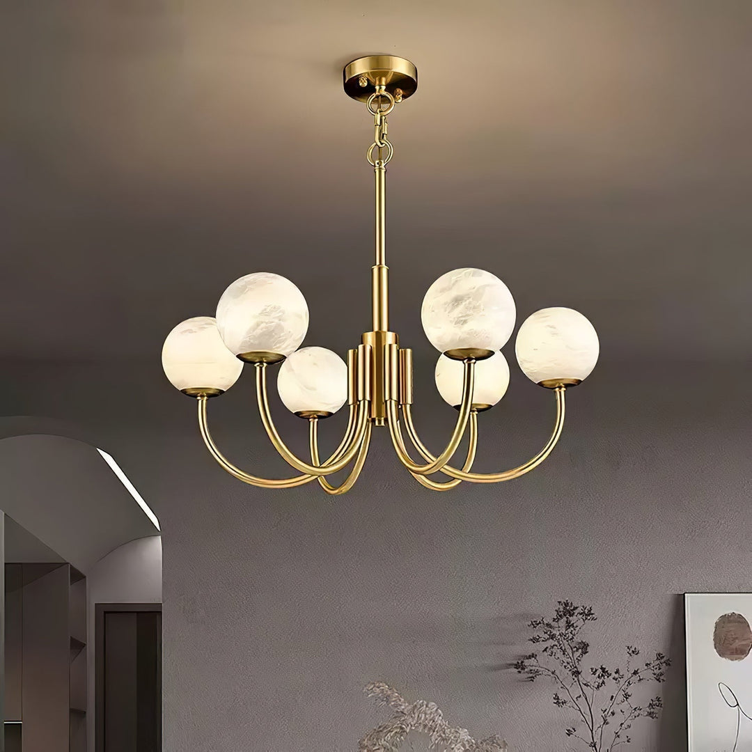 Alira vintage alabastro lampadario