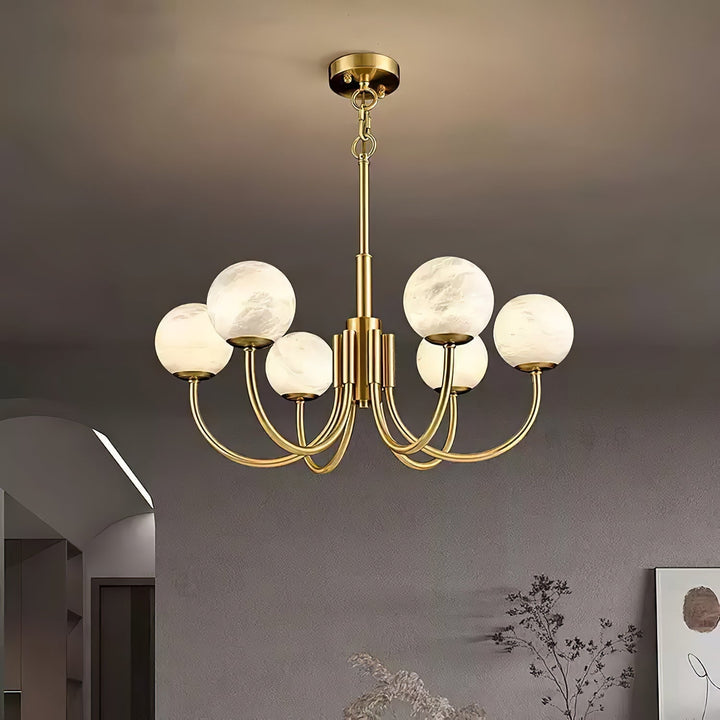 Alira vintage alabastro lampadario
